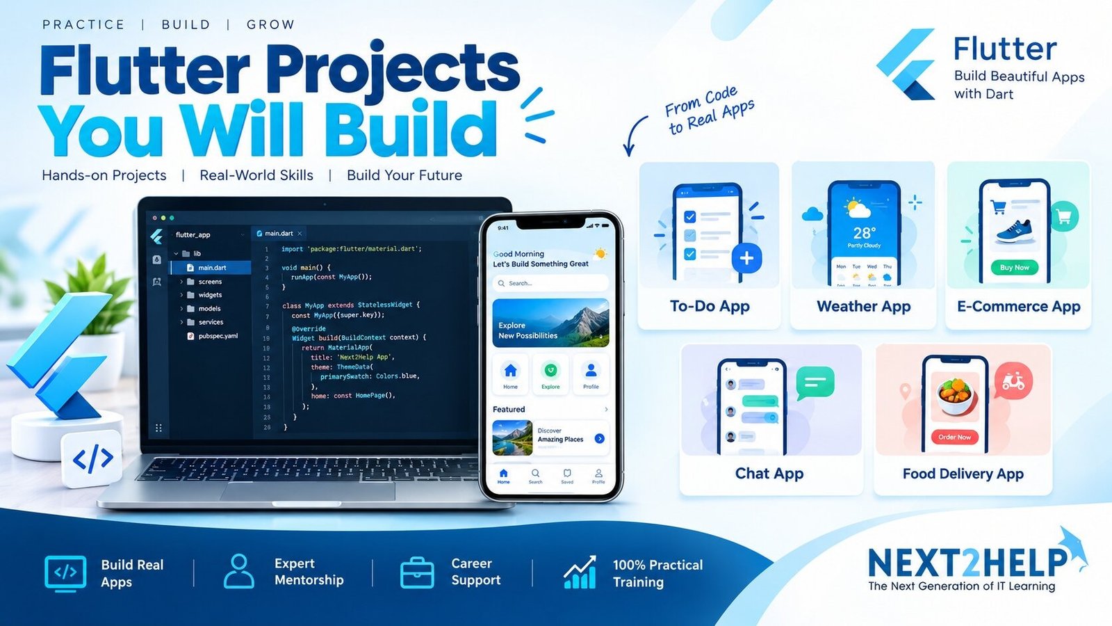 Flutter App Development Course in Noida